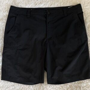 Columbia Men's Black Flat Front Shorts